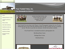 Tablet Screenshot of fourfootedfotos.com